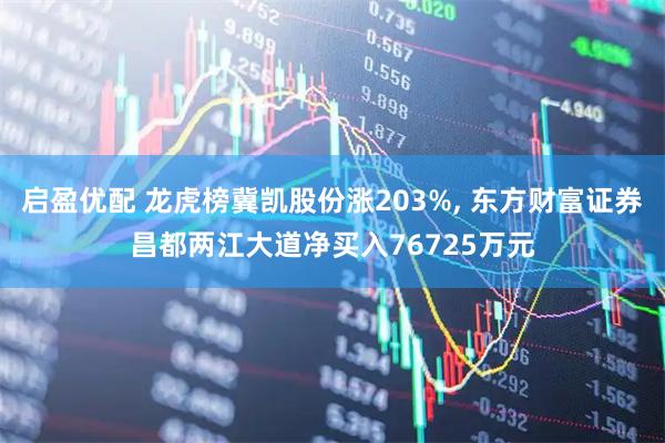 启盈优配 龙虎榜冀凯股份涨203%, 东方财富证券昌都两江大道净买入76725万元